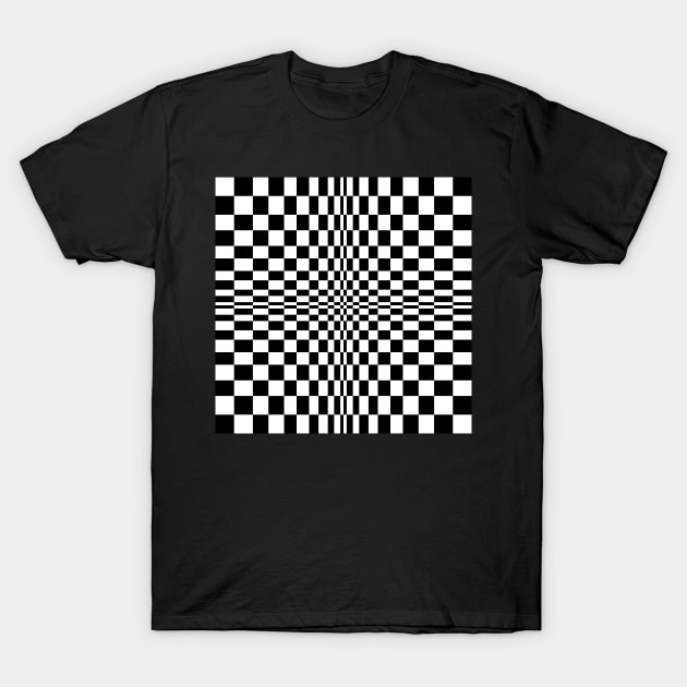 Chequerboard T-Shirt by rheyes